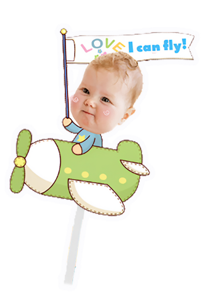 topper de tarta cartoon personalizado con cara /cake topper cartoon