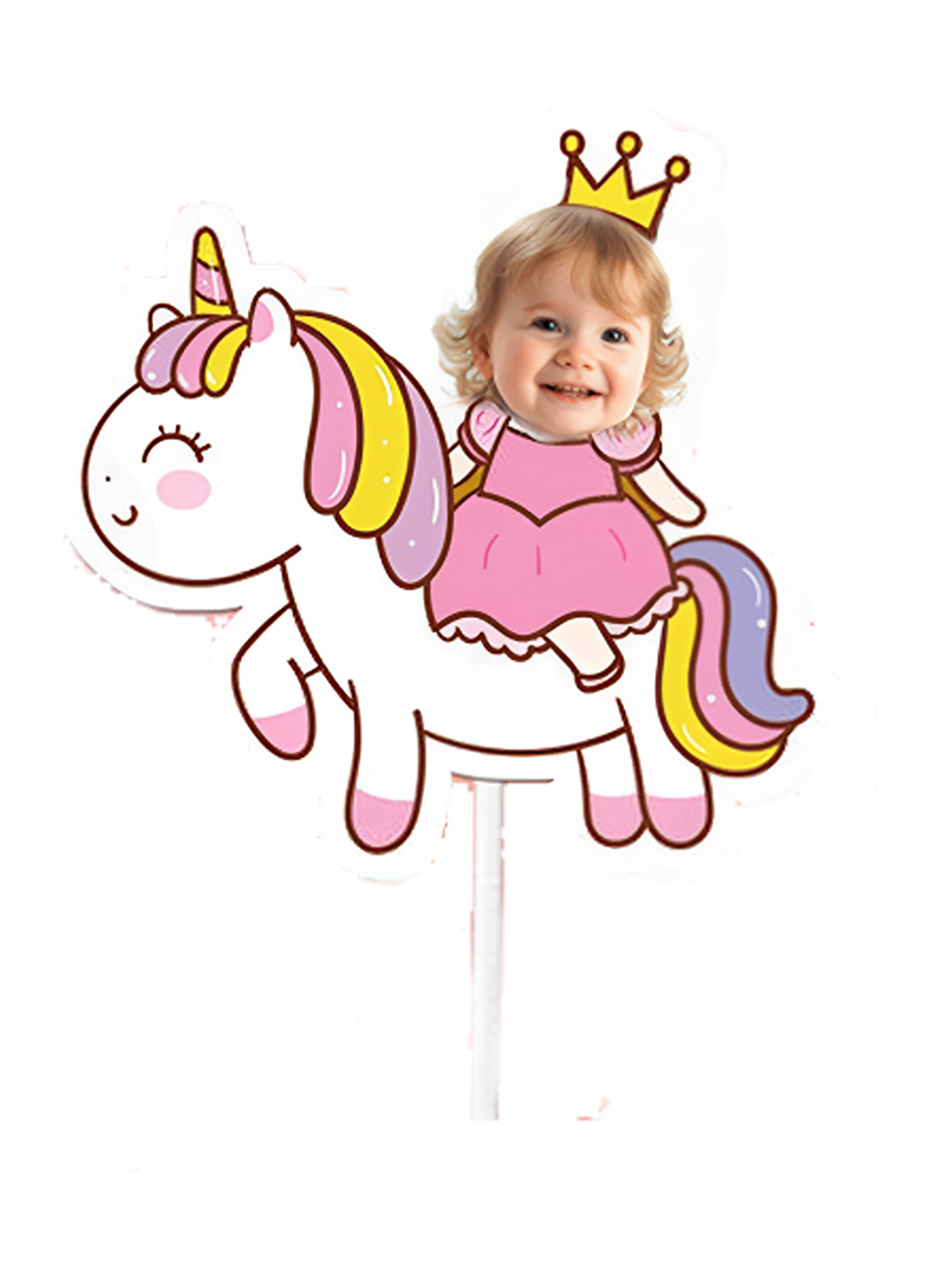 topper de tarta cartoon personalizado con cara /cake topper cartoon