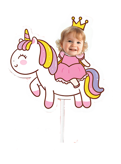 topper de tarta cartoon personalizado con cara /cake topper cartoon
