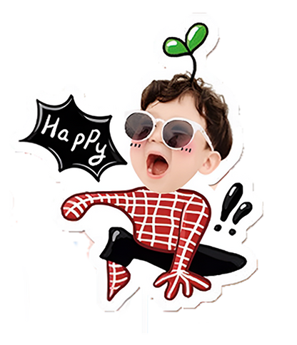 topper de tarta cartoon personalizado con cara /cake topper cartoon
