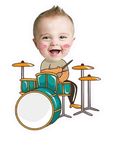 topper de tarta cartoon personalizado con cara /cake topper cartoon