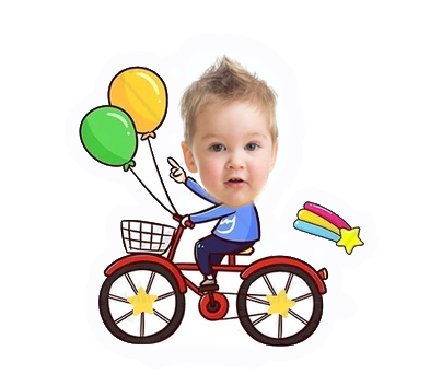 topper de tarta cartoon personalizado con cara /cake topper cartoon