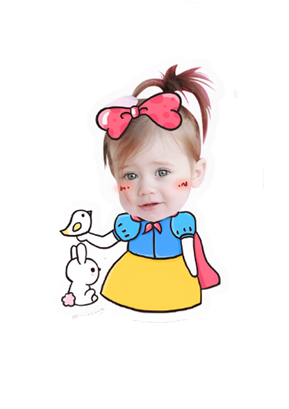 topper de tarta cartoon personalizado con cara /cake topper cartoon
