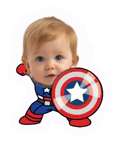 topper de tarta cartoon personalizado con cara /cake topper cartoon