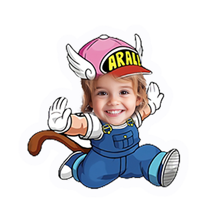 topper de tarta cartoon personalizado con cara /cake topper cartoon