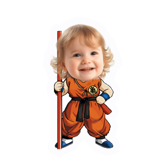 topper de tarta cartoon personalizado con cara /cake topper cartoon