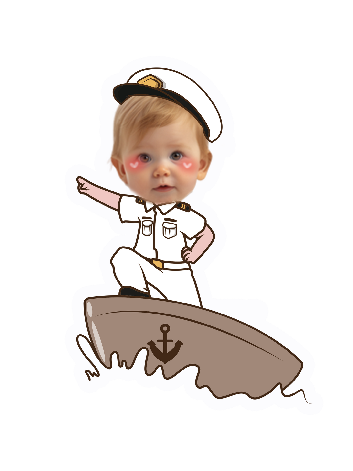 topper de tarta cartoon personalizado con cara /cake topper cartoon