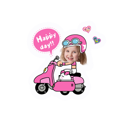 topper de tarta cartoon personalizado con cara /cake topper cartoon