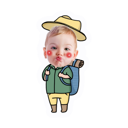 topper de tarta cartoon personalizado con cara /cake topper cartoon