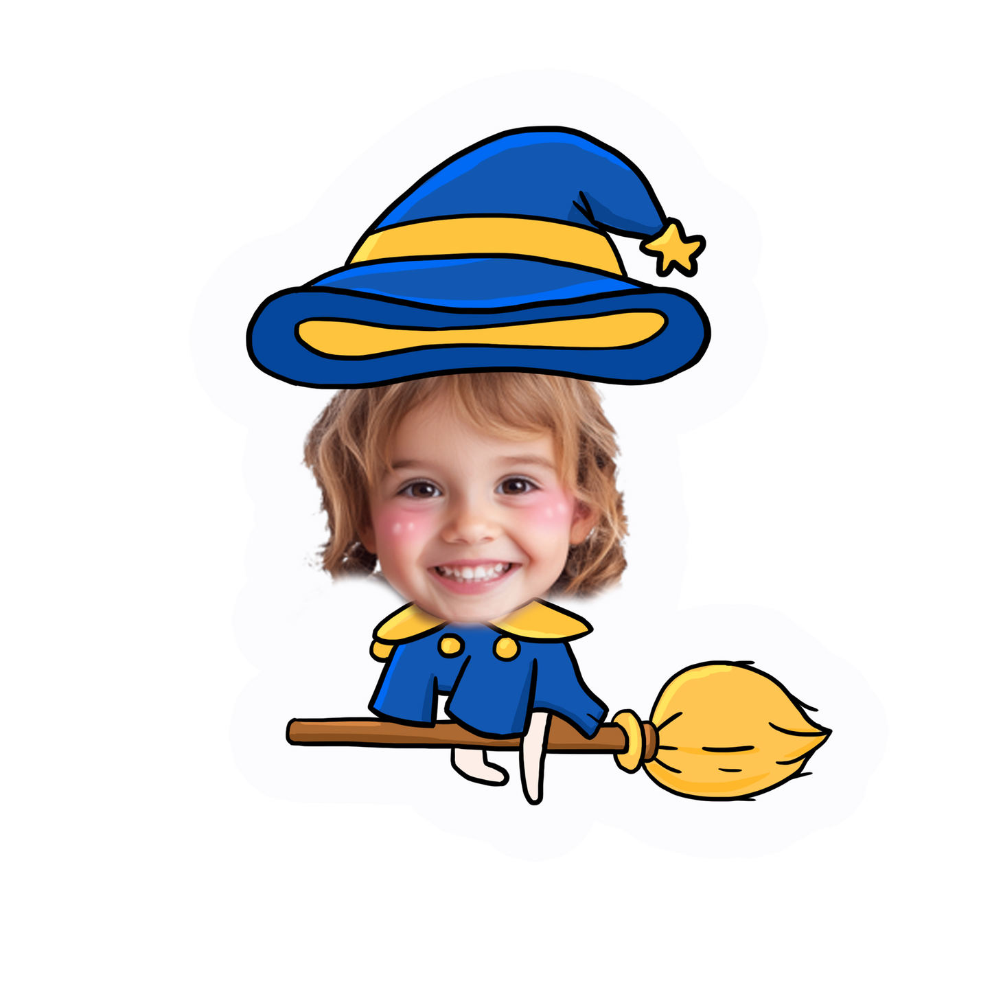 topper de tarta cartoon personalizado con cara /cake topper cartoon