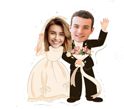 topper de tarta cartoon personalizado con cara /cake topper cartoon