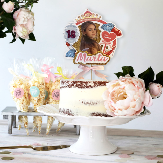 topper de tarta personalizado chica guapa 3D/cake topper lovely girl 3D